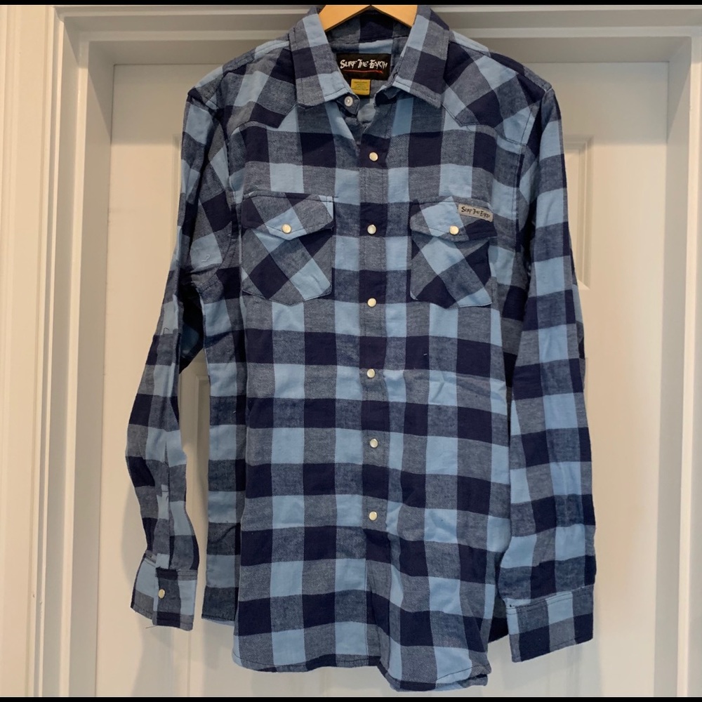 Blue Plaid Long Sleeve